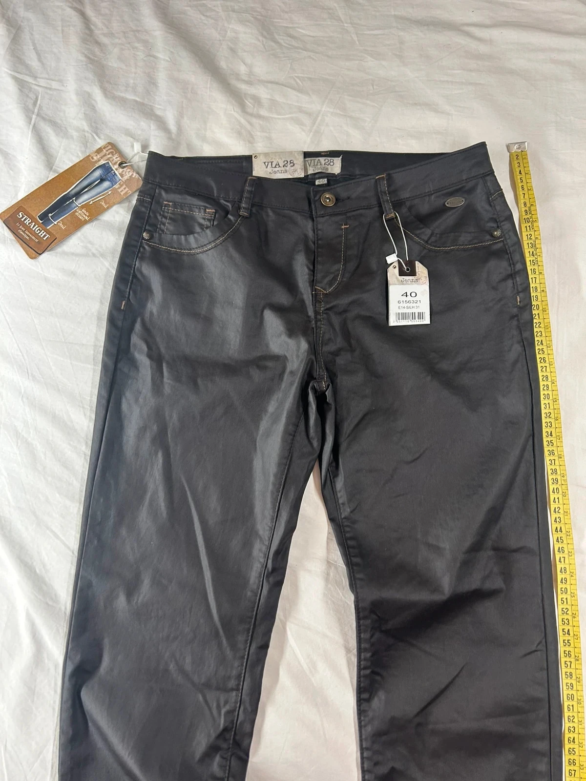 Jean vintage taille haute via 28 – photo 5
